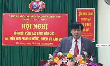 Phó Giám đốc Sở Tư pháp Hà Giang tử vong tại cơ quan