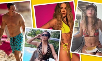 Sao Hollywood: Bà xã Justin Bieber, Khloé Kardashian sexy hết nấc với bikini 