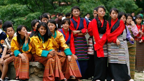 Người Bhutan thường xuyên mặc trang phục truyền thống cả ngày thường?