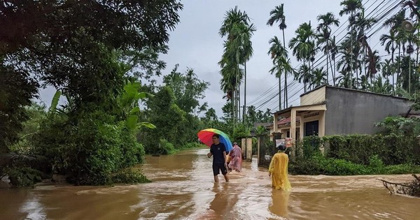 Miền Trung lại bước vào đợt mưa rất lớn