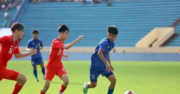 thumbnail - U23 Lào đánh rơi chiến thắng đáng tiếc