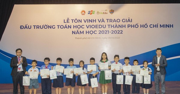 95 học sinh và 22 tập thể giành giải chung kết Đấu trường Toán học VioEdu TP. Hồ Chí Minh