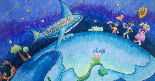 Tổ chức thi vẽ tranh về máy bay cho trẻ em