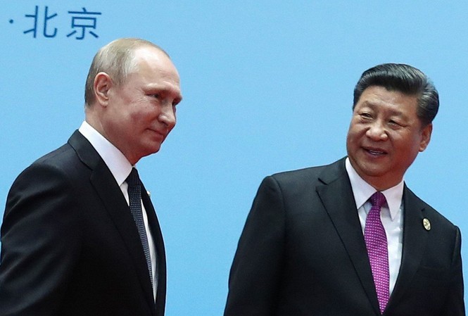 Khó khăn với Mỹ, Trung Quốc trông sang Nga Chủ tịch Trung Quốc Tập Cận Bình gặp Tổng thống Nga Vladimir Putin nhiều hơn bất kỳ nhà lãnh đạo nước ngoài nào. (Ảnh: SCMP)