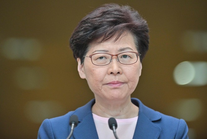 Trước sức ép biểu tình, lãnh đạo Hong Kong tuyên bố dự luật dẫn độ ‘đã chết’ Trưởng đặc khu Hong Kong Carrie Lam. (Ảnh: SCMP)