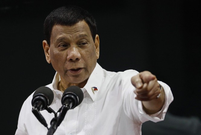 TT Philippines dọa không gặp ông Tập nếu bị cấm nói về phán quyết biển Đông Ông Duterte. (Ảnh: SCMP)