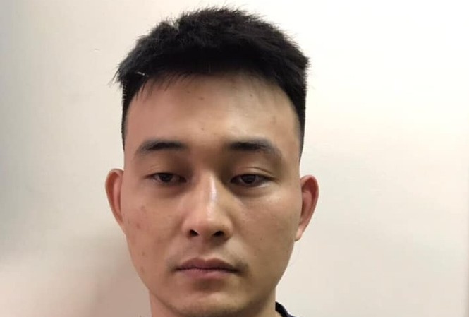 Người đàn ông bị đâm tử vong khi nói chuyện với người yêu của bạn gái Ngọ Đức Thuận tại cơ quan công an. Ảnh: Cơ quan công an cung cấp.