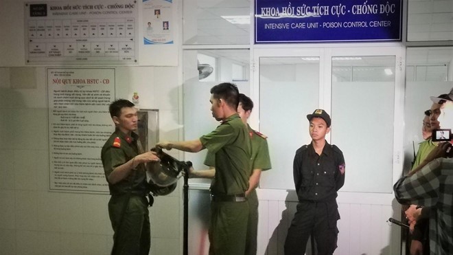 Bị can 17 tuổi nhập viện trong tình trạng nguy kịch đã tử vong Công an có mặt tại Khoa Hồi sức tích cực - Chống độc, Bệnh viện Đa khoa Đà Nẵng