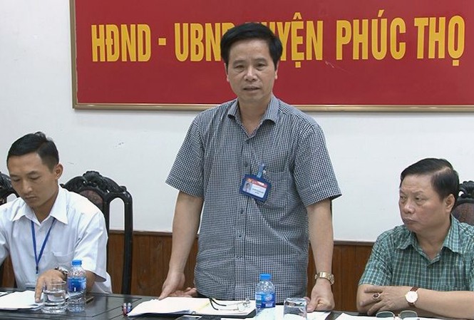 Bãi miễn tư cách đại biểu HĐND với cựu Bí thư huyện Phúc Thọ Ông Hoàng Mạnh Phú