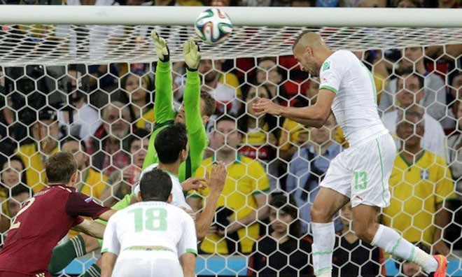 Nga-Algeria (1-1): 'Cáo sa mạc' lập kỳ tích vĩ đại Bàn thắng lịch sử của Slimini.