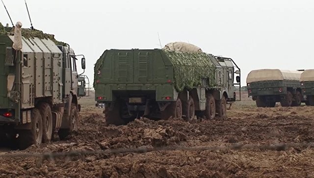 Mỹ tin Nga bố trí 'kẻ hủy diệt' Iskander-M ở Kaliningrad Ảnh: Bộ Quốc phòng Nga