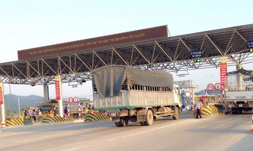 Không có chuyện khai khống tổng mức đầu tư BOT Trạm thu phí Hoàng Mai thu phí hoàn vốn dự án BOT Nghi Sơn - Cầu Giát (tỉnh Nghệ An). Ảnh: Người lao động.