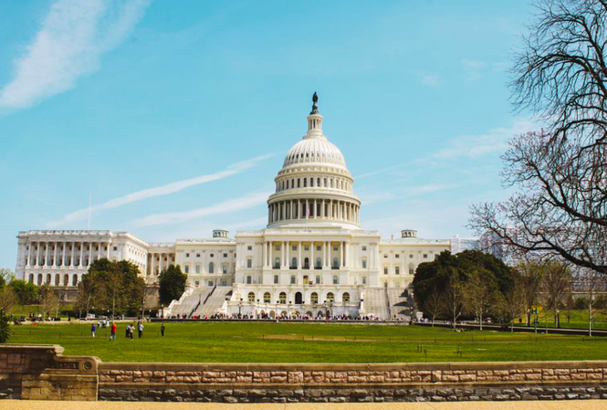 Đảng Cộng hoà trước nguy cơ bị 'cướp cờ' Trụ sở Quốc hội Mỹ ở Washington DC Ảnh: Reuters