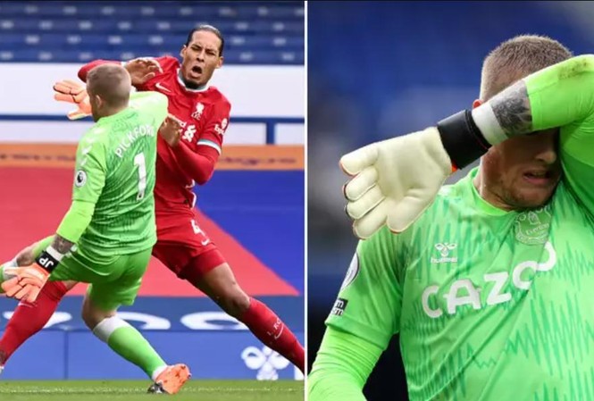'Chặt chém' sao Liverpool, thủ môn Everton liên tục bị dọa giết Thủ môn Pickford liên tục bị dọa giết, phải thuê vệ sĩ túc trực