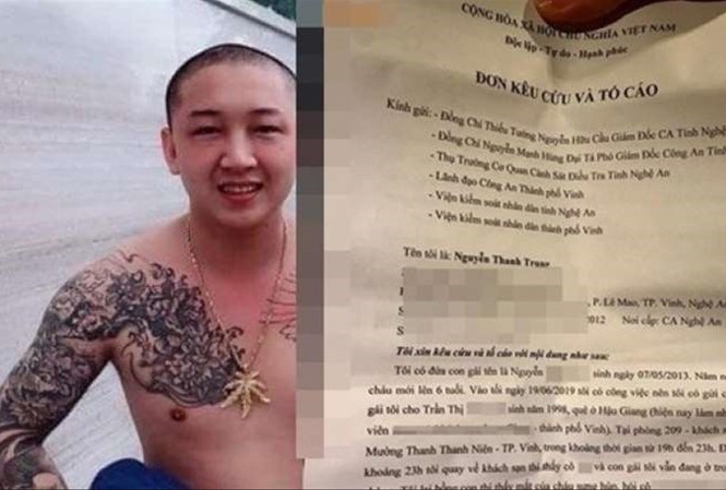 Tạm giam kẻ dựng chuyện con gái bị hiếp Nguyễn Thanh Trung và lá đơn tố con gái bị xâm hại