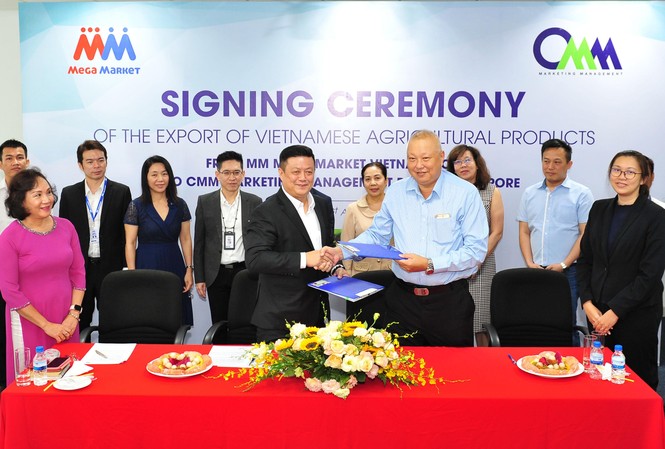MM Mega Market Việt Nam xuất khẩu nông sản Việt sang Singapore Lễ ký kết hợp tác xuất khẩu hàng nông sản Việt từ MMVN sang CMM Singapore