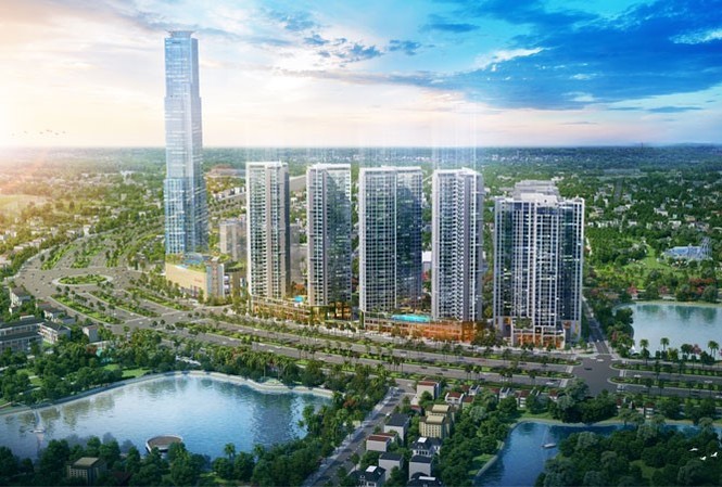 Asahi Land phân phối chính thức dự án Eco Green sài Gòn Phối cảnh tổng thể dự án Eco Green Sài Gòn