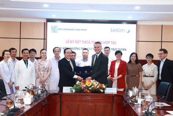 Bệnh viện đại học y dược TPHCM và Sanofi hợp tác triển khai tư vấn sức khỏe trực tuyến Bệnh viện đại học y dược TPHCM và Sanofi hợp tác triển khai tư vấn sức khỏe trực tuyến