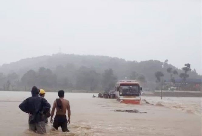 Thanh Hóa nhiều nơi lại ngập lụt, thiệt hại do mưa bão số 4 Thanh Hóa nhiều nơi lại ngập lụt, thiệt hại do mưa bão số 4