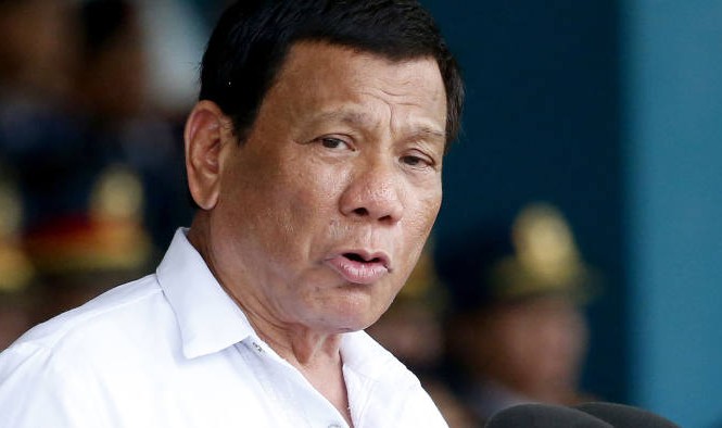 Philippines để Trung Quốc xây hạ tầng viễn thông quân sự Tổng thống Philippines Rodrigo Duterteảnh: AP