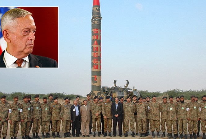 Cựu bộ trưởng quốc phòng Mỹ: Pakistan là ‘đất nước nguy hiểm nhất thế giới’ James Mattis lo ngại về sự phát triển vũ khí tại Pakistan. Ảnh: Reuters