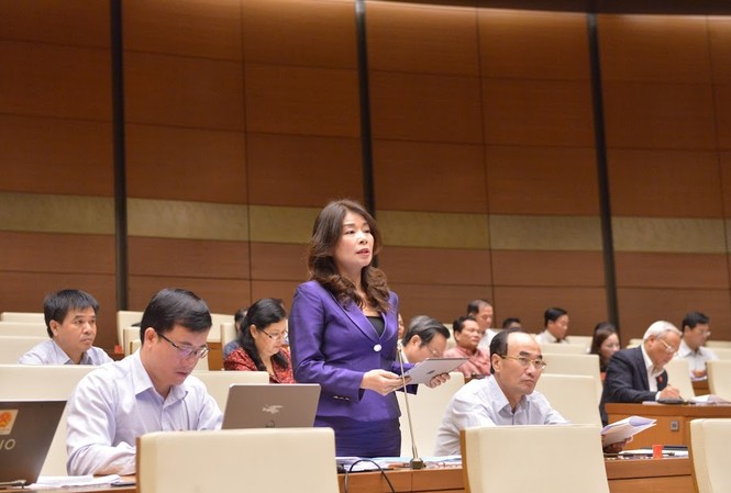 Đại biểu quốc hội: Không xây nhà trên móng của người khác Đại biểu Quốc hội Lê Thu Hà. Ảnh Như Ý