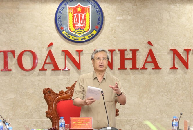 Thường trực Ban Bí thư: Tập trung kiểm toán lĩnh vực dễ xảy ra tham nhũng Thường trực Ban Bí thư Trần Quốc Vượng tại buổi làm việc với KTNN