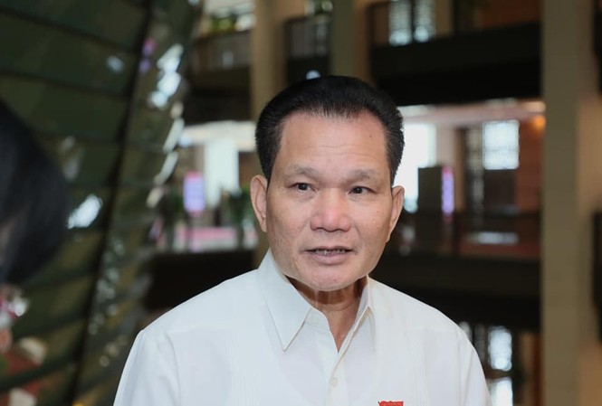 Ca sỹ Thủy Tiên quyên góp 100 tỷ 'có thể đưa vào giáo trình giảng dạy' ĐBQH Bùi Sỹ Lợi. Ảnh Như Ý