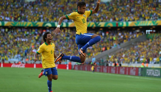 Brasil-Mexico: Vé sớm cho chủ nhà? Chủ nhà Brasil sẽ sớm bay cao vào vòng 2 sau trận đấu đêm nay?. ảnh: Getty Images