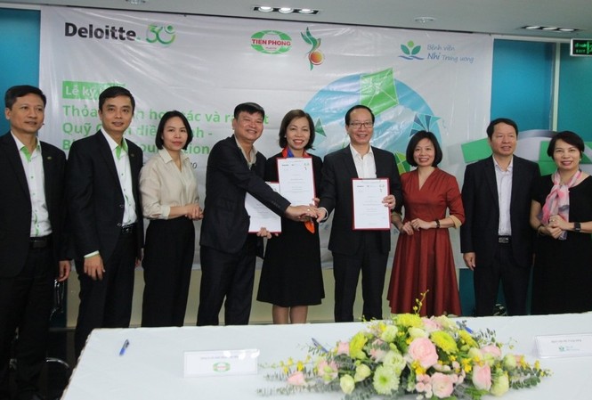 Ra mắt Quỹ Cánh Diều xanh hỗ trợ trẻ em có hoàn cảnh khó khăn Ba bên ký thoả thuận hợp tác tài trợ Dự án Hỗ trợ phát triển năng lực đội ngũ Điều dưỡng Bệnh viện Nhi Trung ương (giai đoạn 2020 – 2022) của Quỹ Cánh diều xanh.