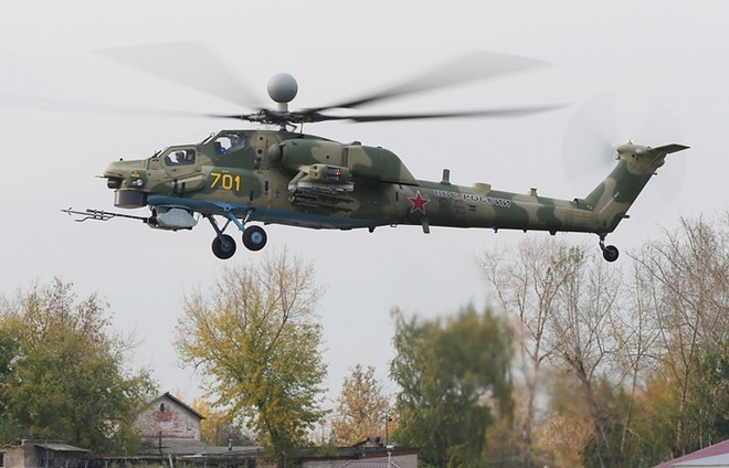 Trực thăng chiến đấu Mi-28N của Nga tiếp nhận 'song kiếm' "Thợ săn đêm" Mi-28N của Nga