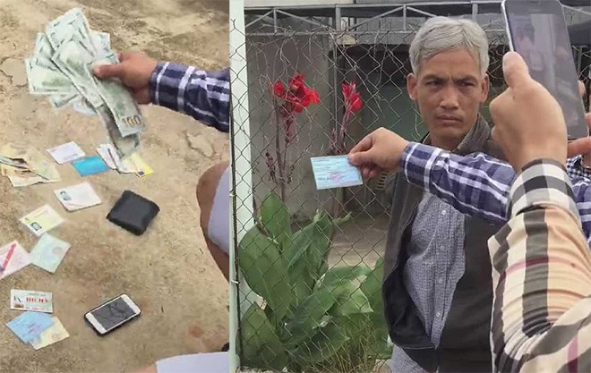 Truy tố phó Viện trưởng VKSND huyện nhận hối lộ 2.500USD Ông Đặng Trường An và tang vật lúc bị bắt quả tang. Ảnh: Tân Châu