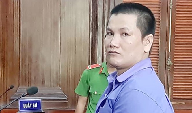 Tử hình kẻ giết cô gái vì mâu thuẫn tiền mua bán dâm Bi cáo Trần Nhân Đức. Ảnh: Tân Châu