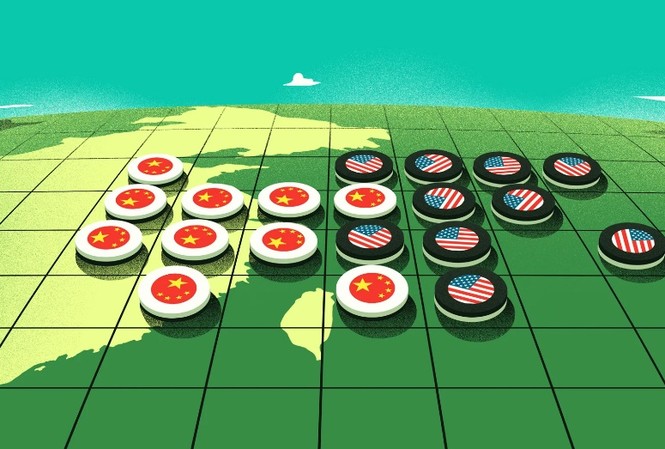 Muốn 'hất cẳng' Mỹ, Trung Quốc dùng tiền quyến rũ các đảo nhỏ Ảnh minh họa: Asia Nikkei Review