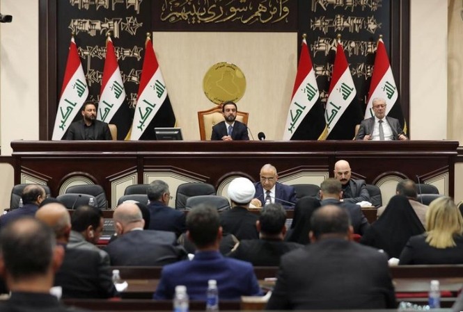 Iraq muốn đuổi hết quân đội nước ngoài, ông Trump dọa đòi tiền Quốc hội Iran trong phiên họp ngày 5/1. (Ảnh: Reuters)