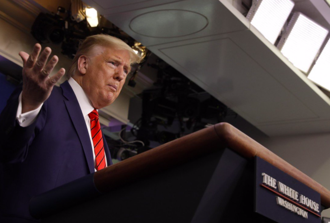 Ông Trump đổi giọng, thôi gọi tên 'virus Trung Quốc' Tổng thống Mỹ Donald Trump. (Ảnh: TNS)