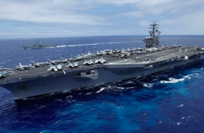 Nhóm tàu sân bay Mỹ trở lại vùng Vịnh sau vụ ám sát nhà khoa học hạt nhân Iran Tàu sân bay Mỹ USS Nimitz
