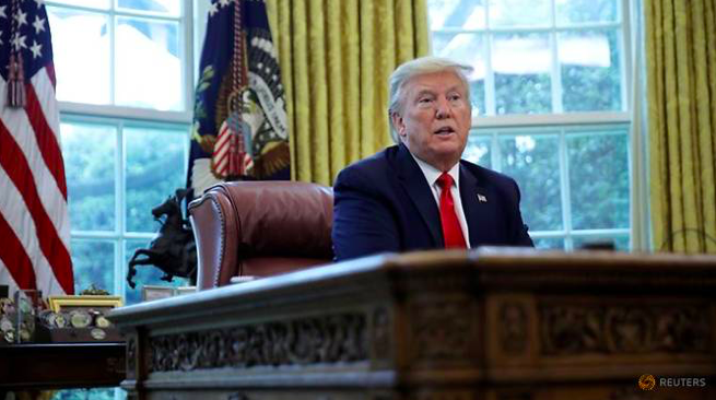 Sắp bị luận tội lần nữa, ông Trump vẫn tiếp tục 'ra tay' với Trung Quốc Tổng thống Mỹ Donald Trump. (Ảnh: Reuters)
