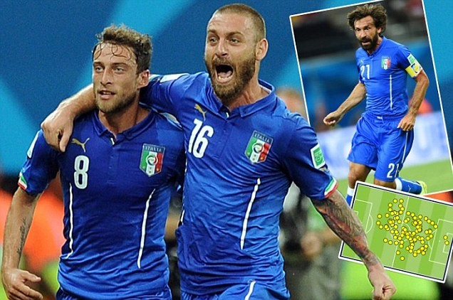 SỐC: Italia chơi tiqui-taca hay hơn Tây Ban Nha Italia lập kỷ lục World Cup về tỷ lệ đường chuyền thành công trong 1 trận đấu
