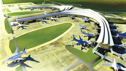 Kiến nghị Bộ Chính trị chấp thuận dự án sân bay Long Thành Phối cảnh sân bay Long Thành.