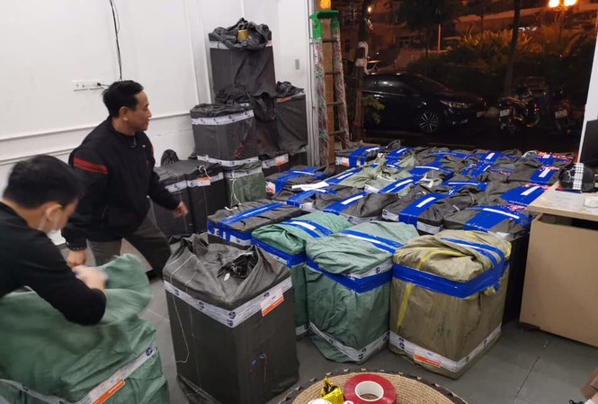 Tạm giữ gần 120 nghìn chiếc khẩu trang tại cơ sở tập kết ở Hà Nội Số khẩu trang bị tạm giữ.