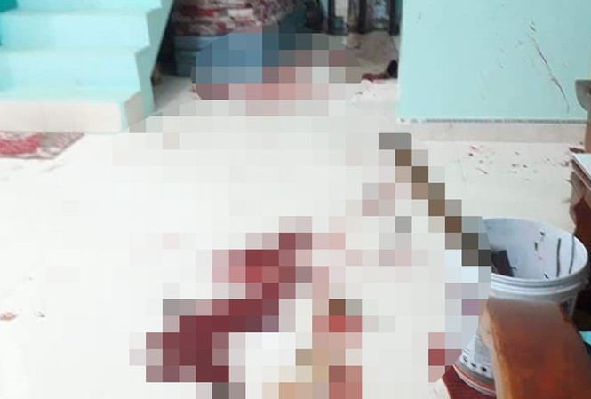 Đôi vợ chồng thương vong bất thường tại nhà Hiện trường vụ việc.