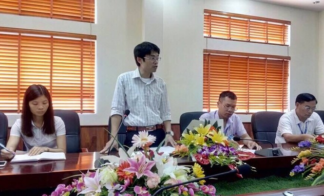 Lạng Sơn bổ nhiệm giám đốc Sở 8x Ông Nguyễn Quang Huy (đứng) được coi là giám đốc Sở trẻ nhất ở Lạng Sơn hiện nay. Ảnh: TL