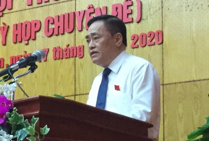 Ông Hồ Tiến Thiệu giữ chức vụ Chủ tịch UBND tỉnh Lạng Sơn Ông Hồ Tiến Thiệu được bầu làm Chủ tịch UBND tỉnh Lạng Sơn, nhiệm kỳ 2016-2021. Ảnh: Duy Chiến