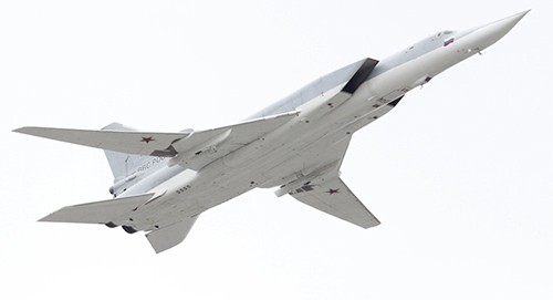 Nga tung máy bay trước đe dọa đòi lại Crimea Máy bay ném bom chiến lược Tu-22M3 của Nga. Ảnh: Sputnik news