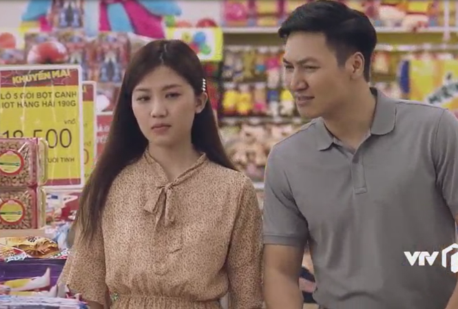 Sinh tử tập 21: Lương Thanh từ kẻ thứ ba thành cô người yêu dịu dàng Mạnh Trường Lương Thanh vào vai cô giáo Hương người yêu Huy (Mạnh Trường)