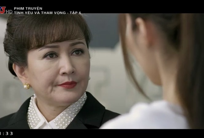 Tình yêu và tham vọng 6: Linh (Diễm My 9X) bị Chủ tịch (NSND Minh Hòa) dằn mặt Bà Khuê (NSND Minh Hòa) dằn mặt Linh (Diễm My 9X)