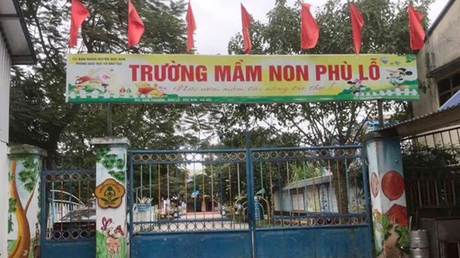 Đình chỉ 3 cô giáo phụ trách lớp vụ bé 34 tháng tử vong ở nhà trẻ Trường mầm non Phù Lỗ, nơi để xảy ra sự việc đáng tiếc