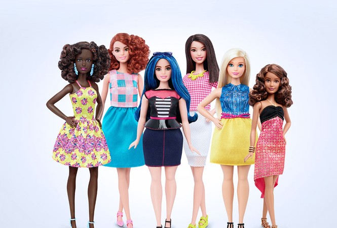 Xuất hiện búp bê Barbie mập ú và mi-nhon Xuất hiện búp bê Barbie mập ú và mi-nhon
