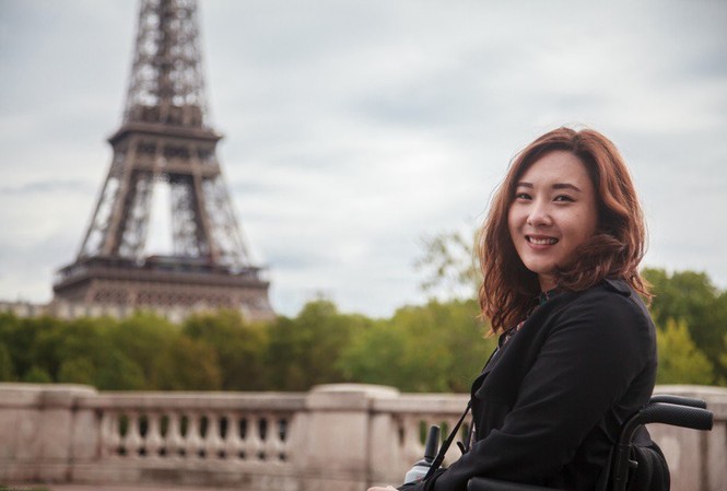 Cô gái Hàn Quốc liệt hai chân chu du thế giới Cô gái Hàn Quốc liệt hai chân chu du thế giới